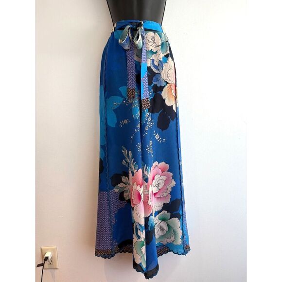 Johnny Was Pants - Authentic Vintage Johnny Was Wide Leg Pant w Slits Size Large